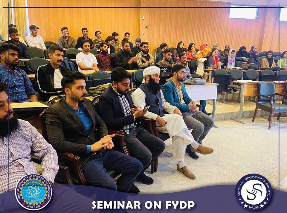 Seminar final year students of Software Engineering Department by Software Engineering Society Must 2022
