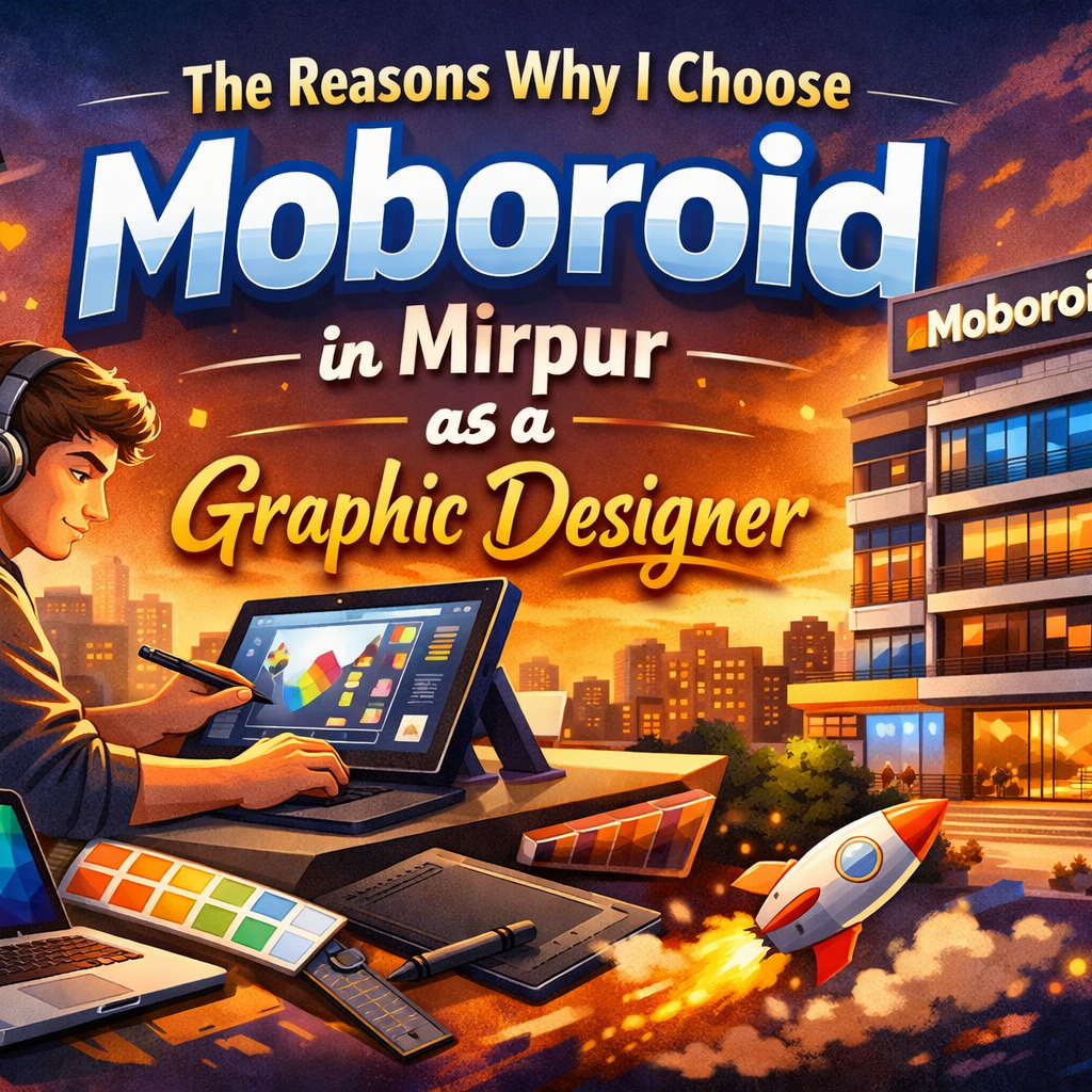 The Reasons Why I Choose Moboroid in Mirpur as a Graphic Designer